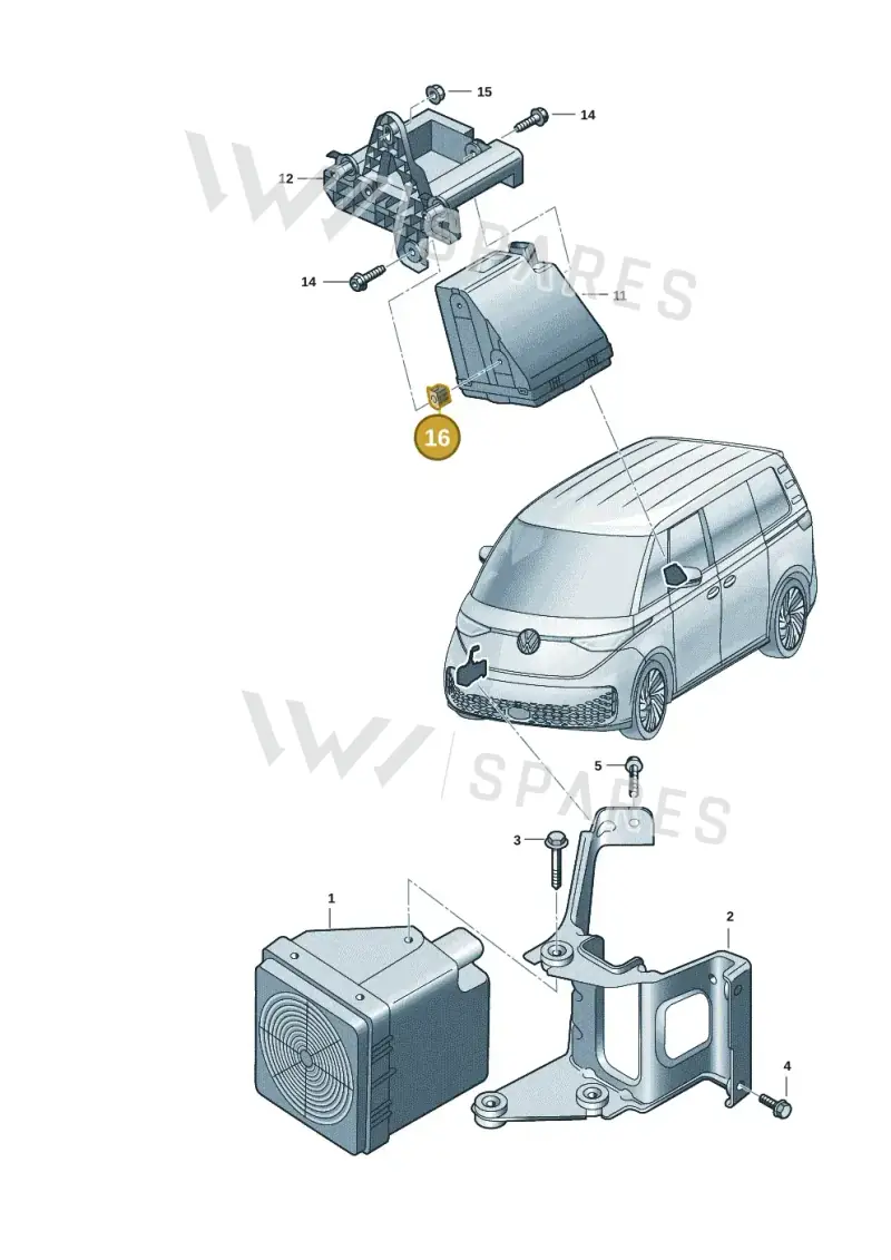 WHT009671A Volkswagen Speed Nut