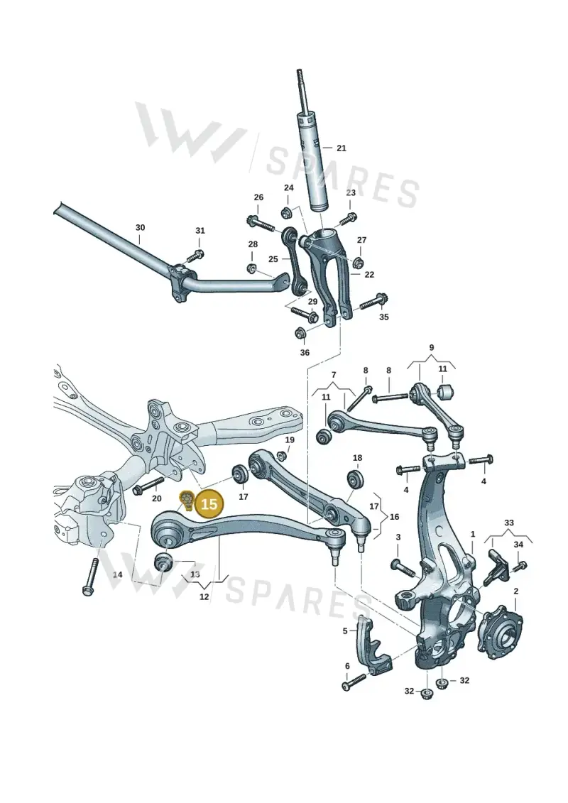 WHT009767 Volkswagen Clamping Nut