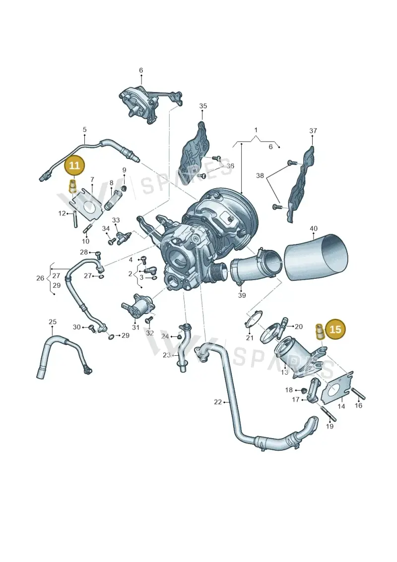 WHT010166 Volkswagen Nut