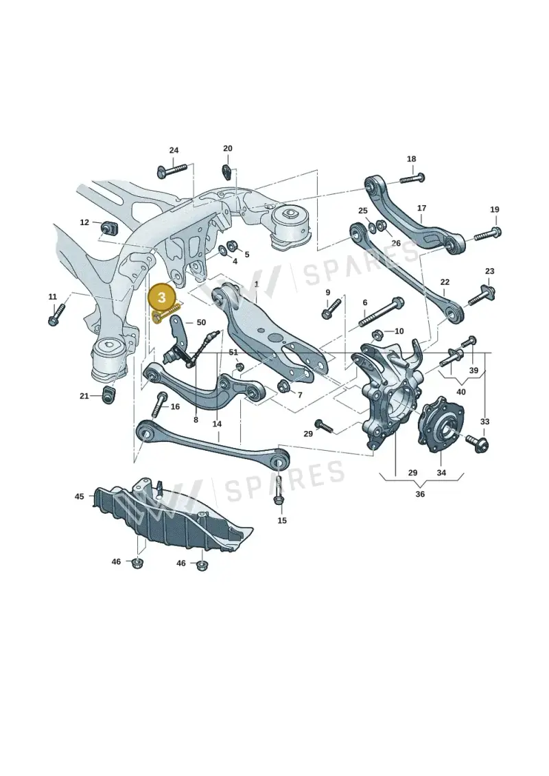 WHT010246A Volkswagen Eccentric Bolt