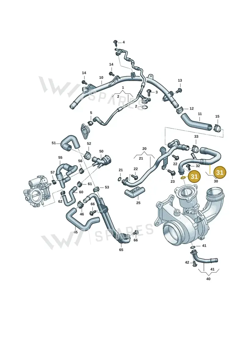 WHT010272A Volkswagen O-Ring