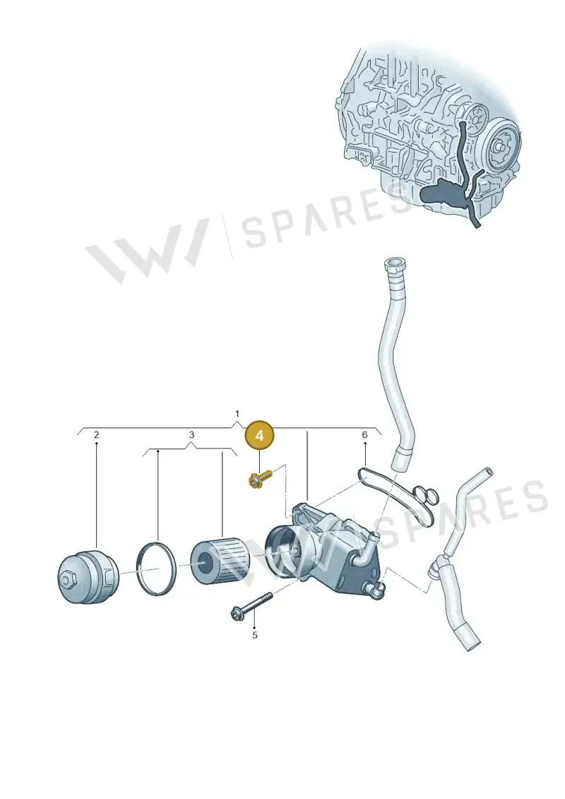 WHT010379 Volkswagen Pin