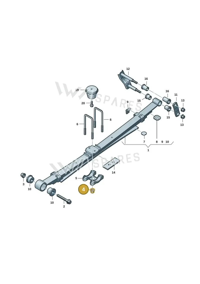 WHT010494 Volkswagen Nut