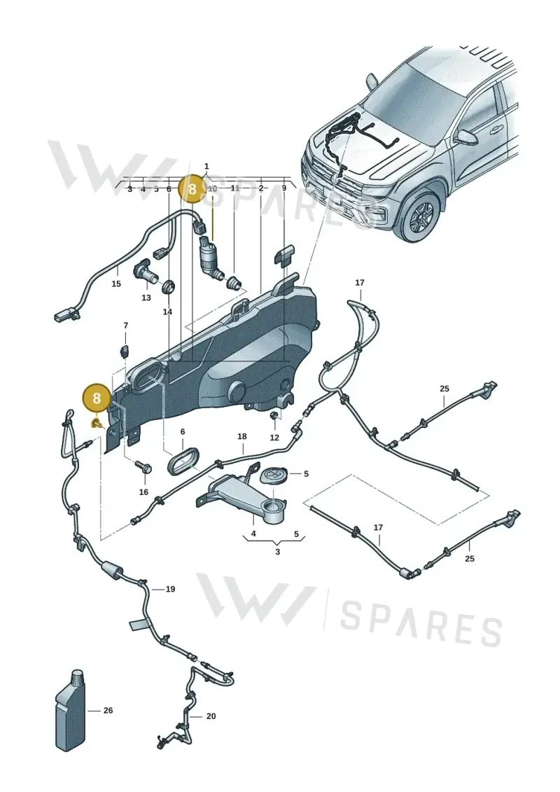 WHT010623 Volkswagen Clip