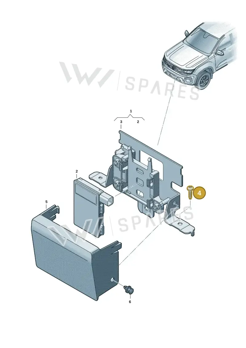 WHT010889 Volkswagen Oval Hexagon Socket Head Bolt