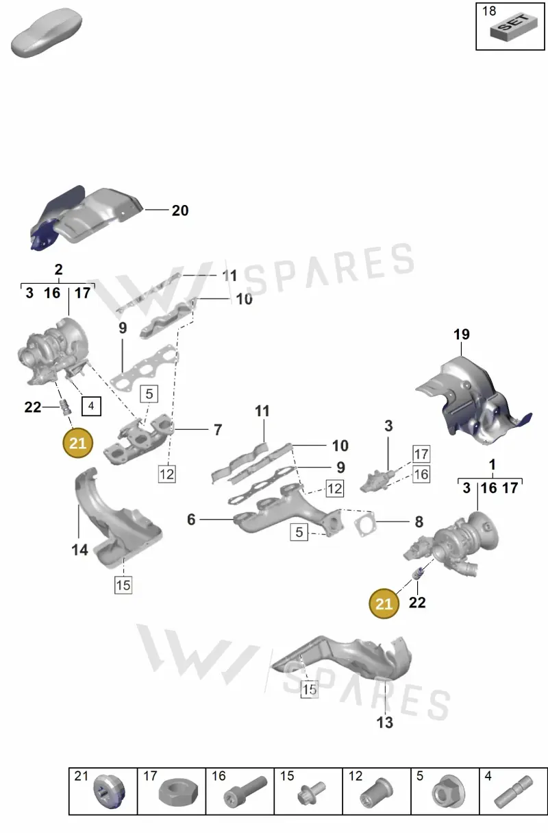 WHT011297 Volkswagen Seal Bolt with Sealing Ring