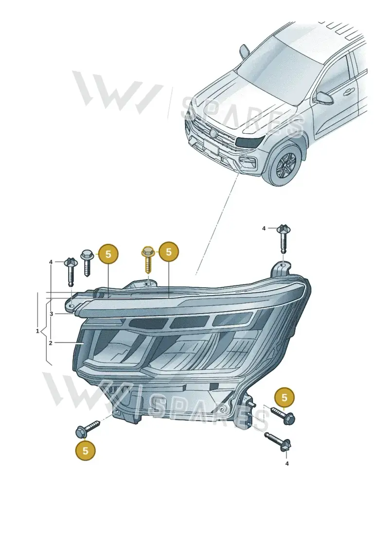 WHT011319 Volkswagen Bolt with Washer