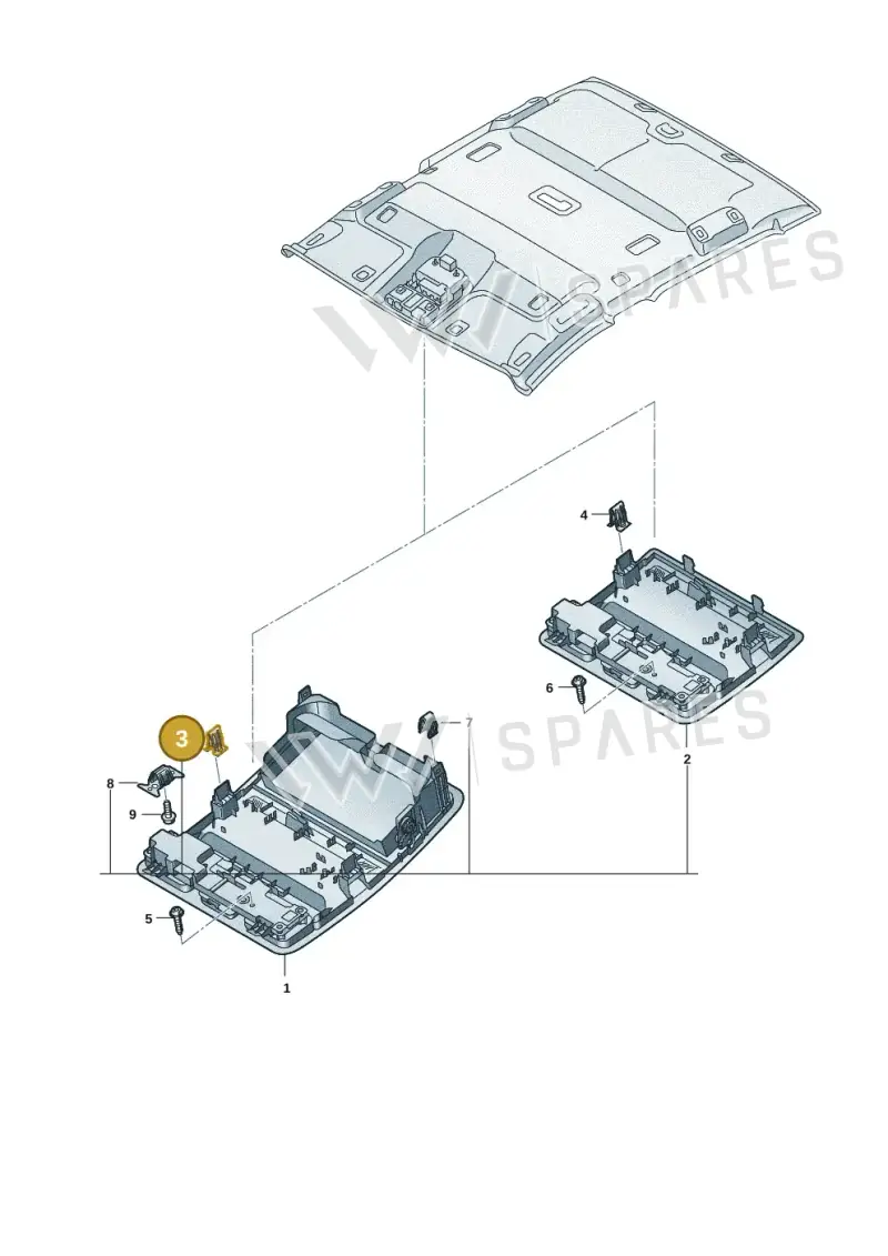 WHT011447 Volkswagen Clip