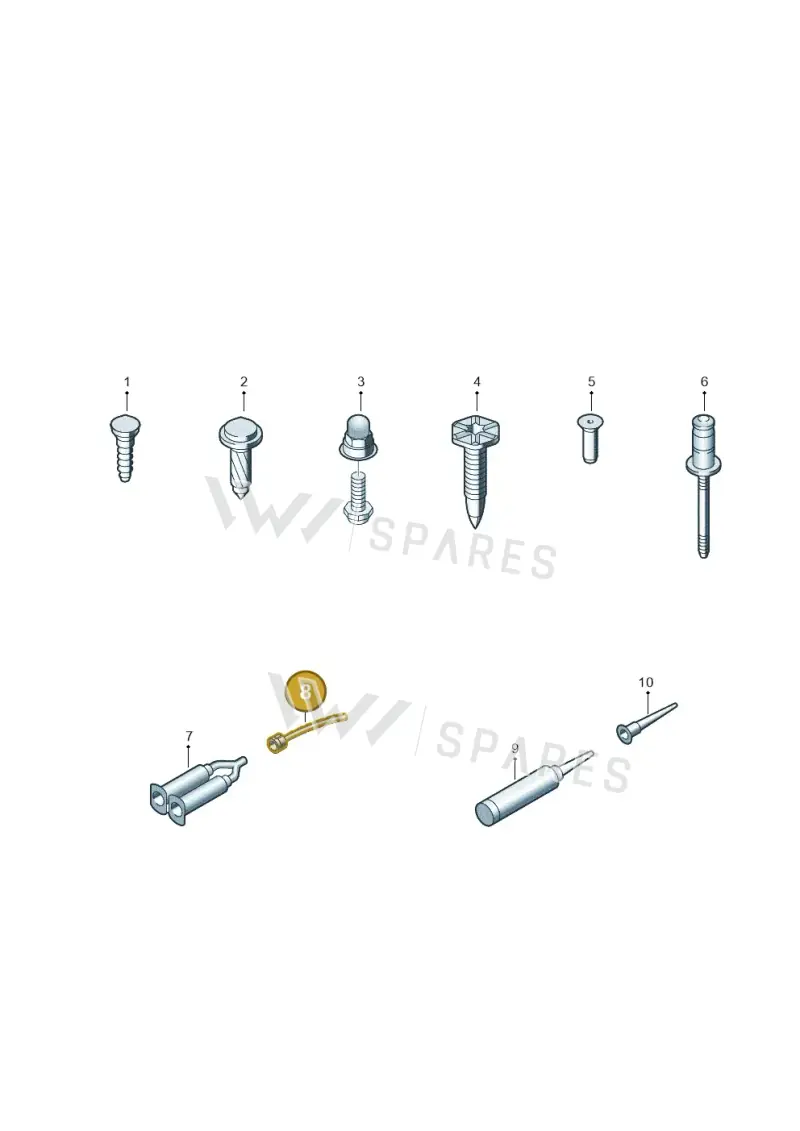 000012279C — Audi A8L (2017-2022) diagram 838800800, position 8