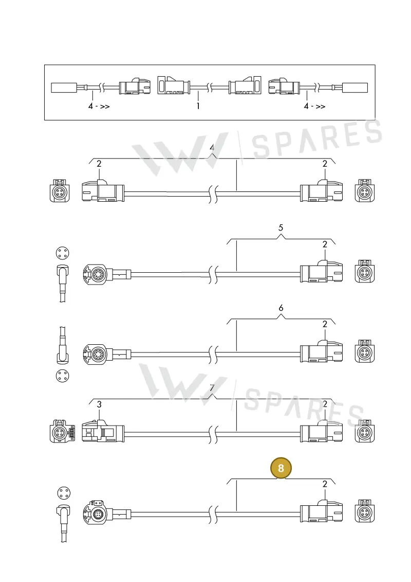 000098605A — Audi 1J0 platform diagram 198035510, position 8