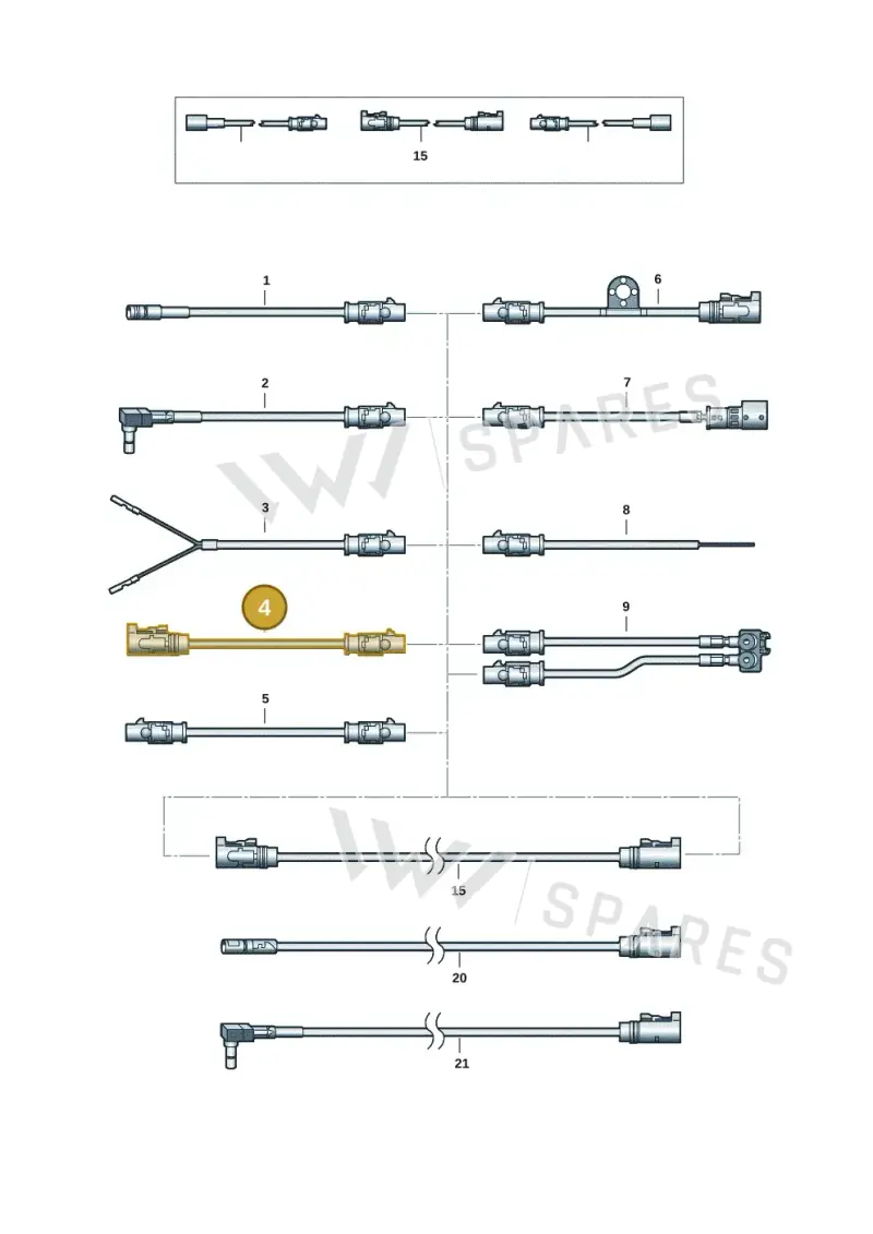 000098703A — Audi A5 Limo 2.0 (2024-) diagram 859971804, position 4