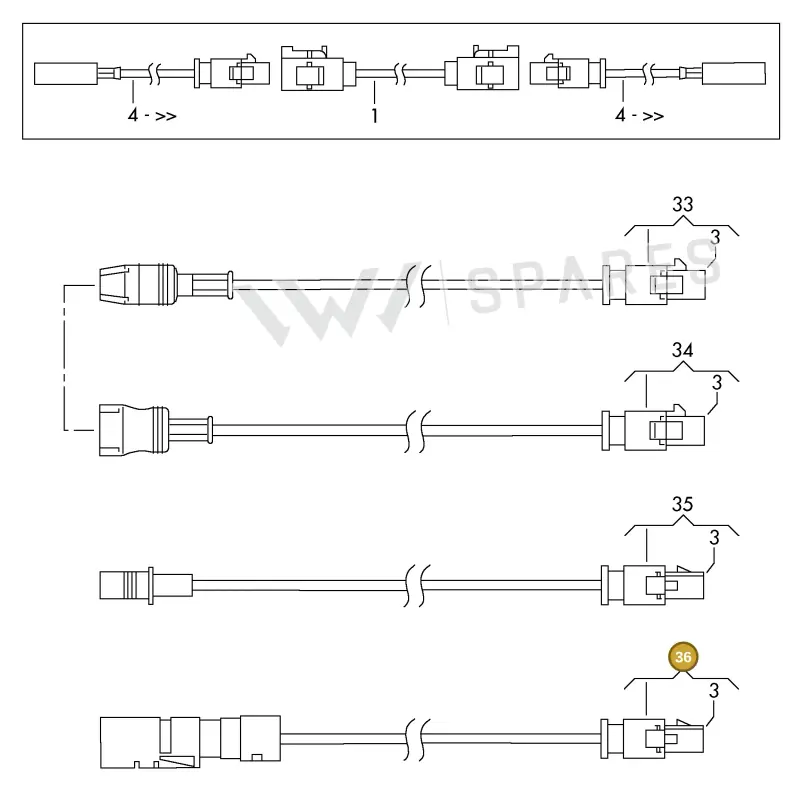 000098712A — Audi 1J0 platform diagram 198035290, position 36