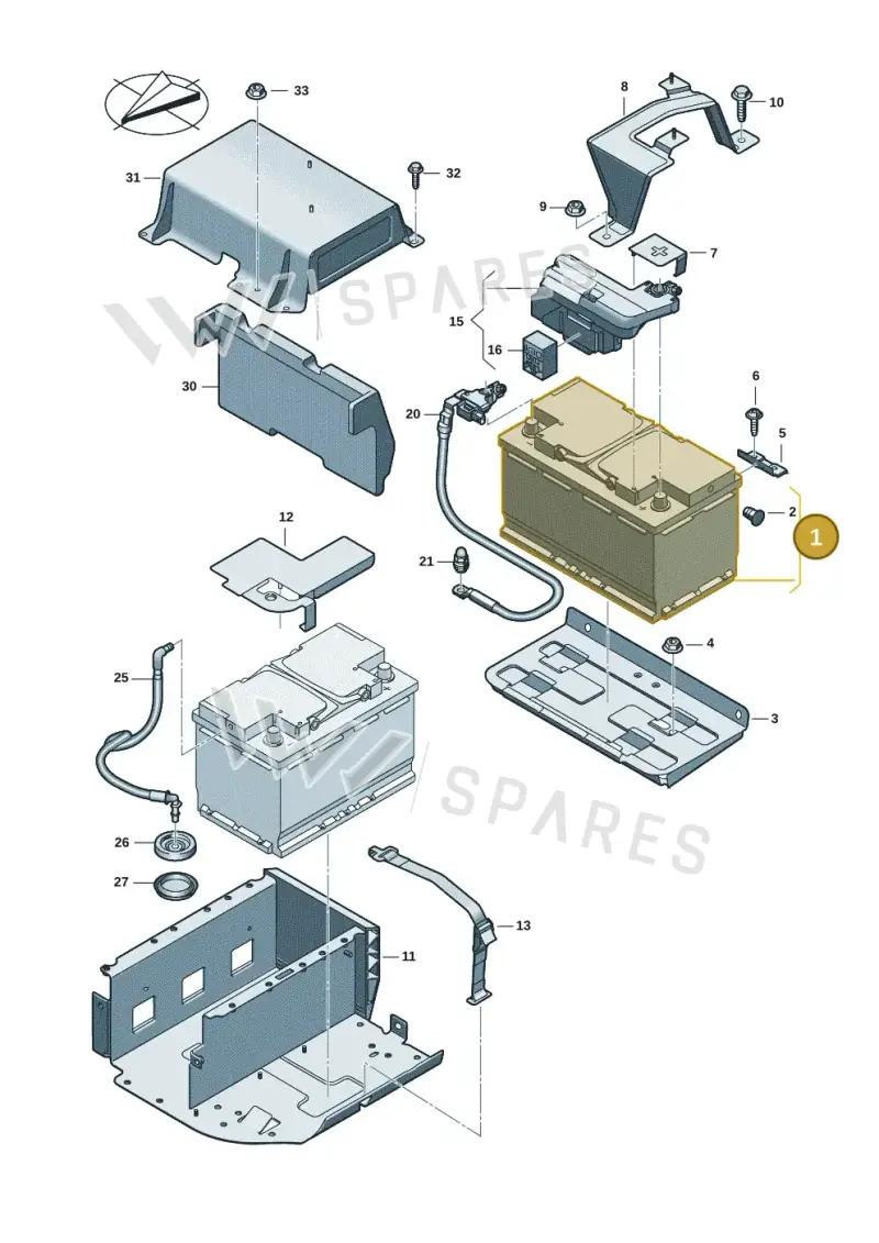 000915089BC — Audi A5 Limo 2.0 (2024-) diagram 8wh915000, position 1