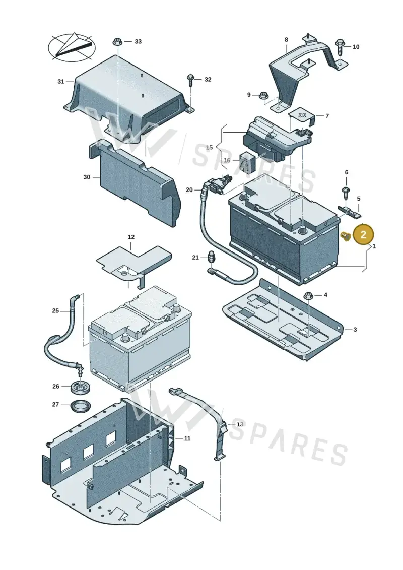 000915506 — Audi A5 Limo 2.0 (2024-) diagram 8wh915000, position 2