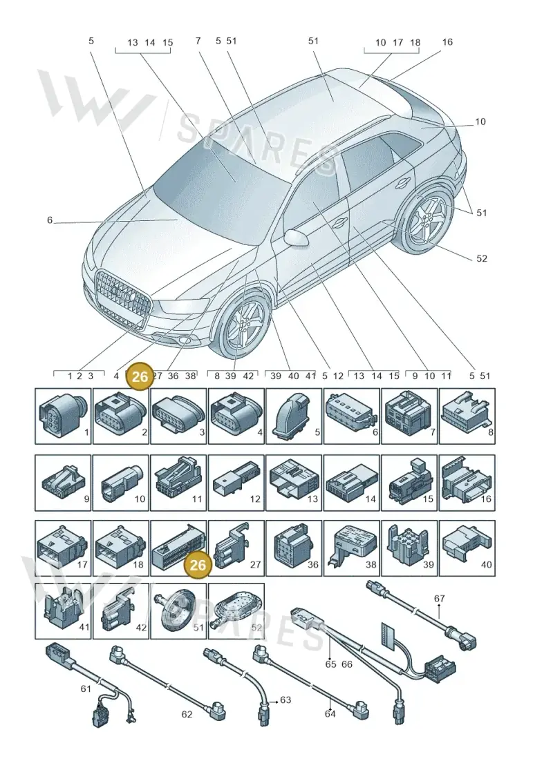 000937615 — Audi Q3 1.4 (2016-) diagram 728971790, position 26
