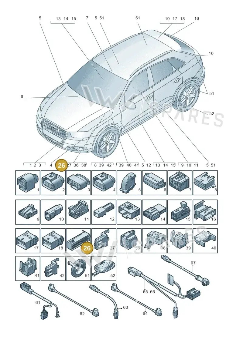 000937615A — Audi Q3 2.0 TDI (2014-2019) diagram 728971790, position 26