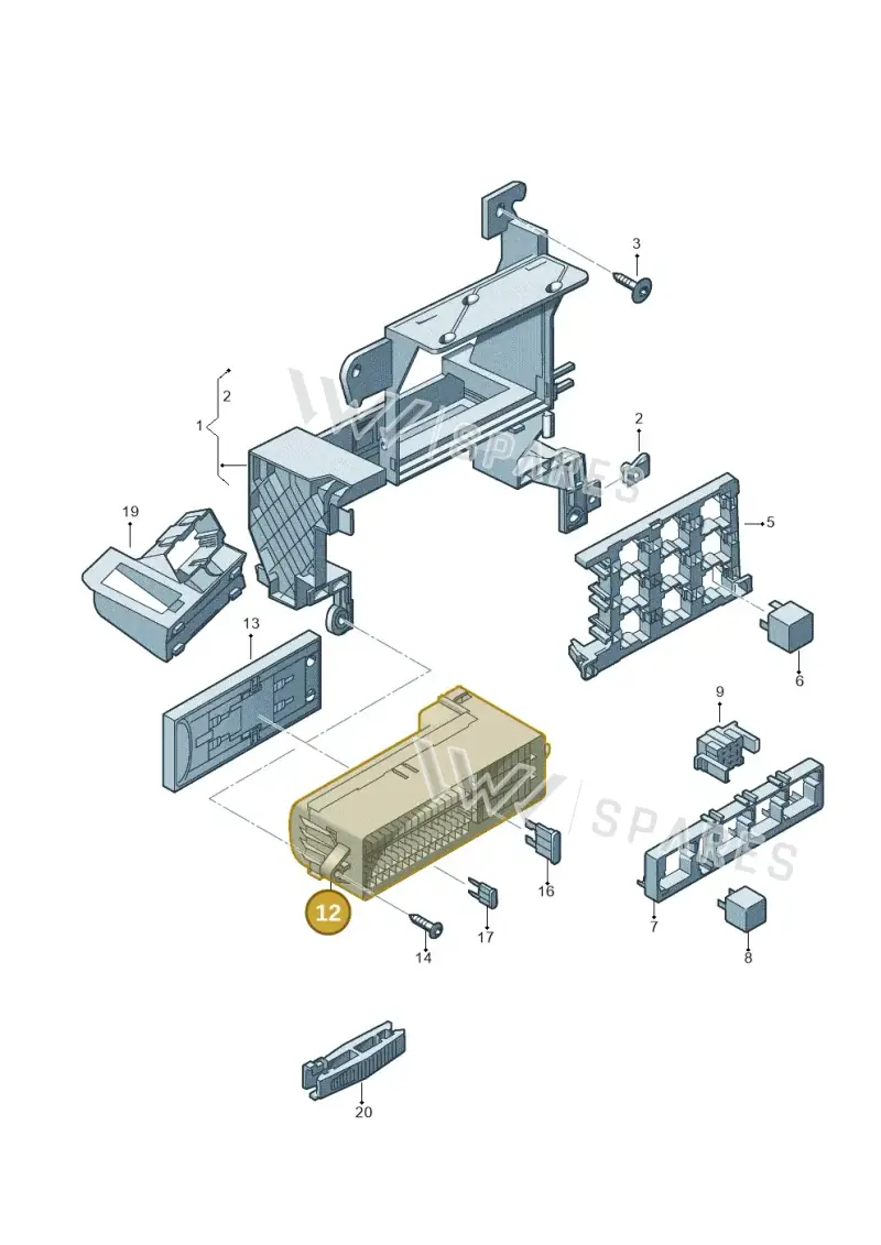 000937615B — Audi Q3 2.0 TDI (2014-2019) diagram 728937000, position 12