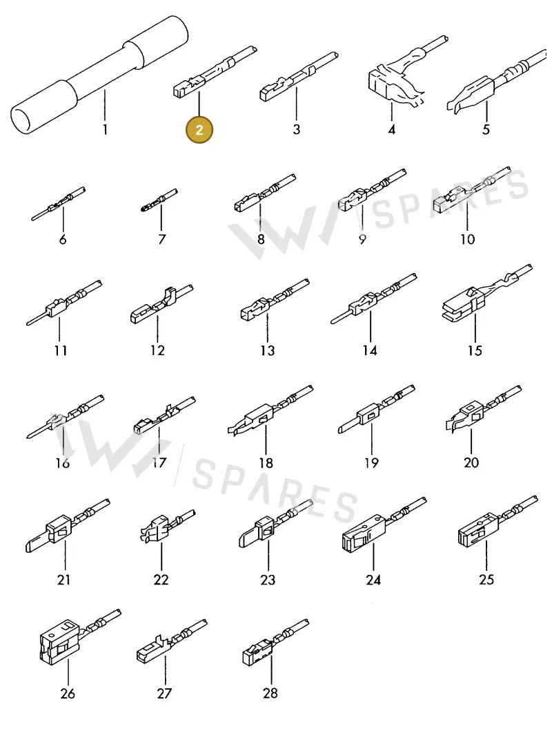 000979002E — Audi 1J0 platform diagram 198979300, position 2