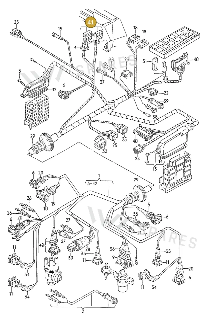 000979018EA — Audi 100/Wagon (1989-1990) diagram 079184000, position 41