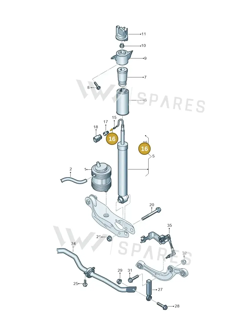 000979132E — Audi Q6 e-tron (2023-) diagram 896511150, position 16