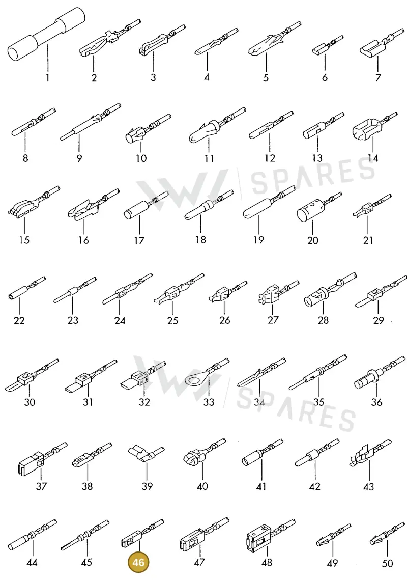 000979150EA — Audi 1J0 platform diagram 198979400, position 46