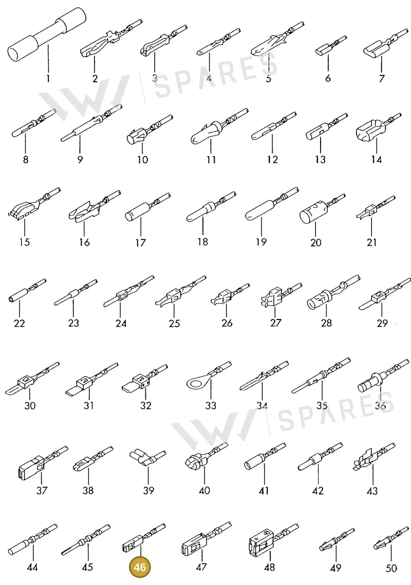 000979150EC — Audi 1J0 platform diagram 198979400, position 46