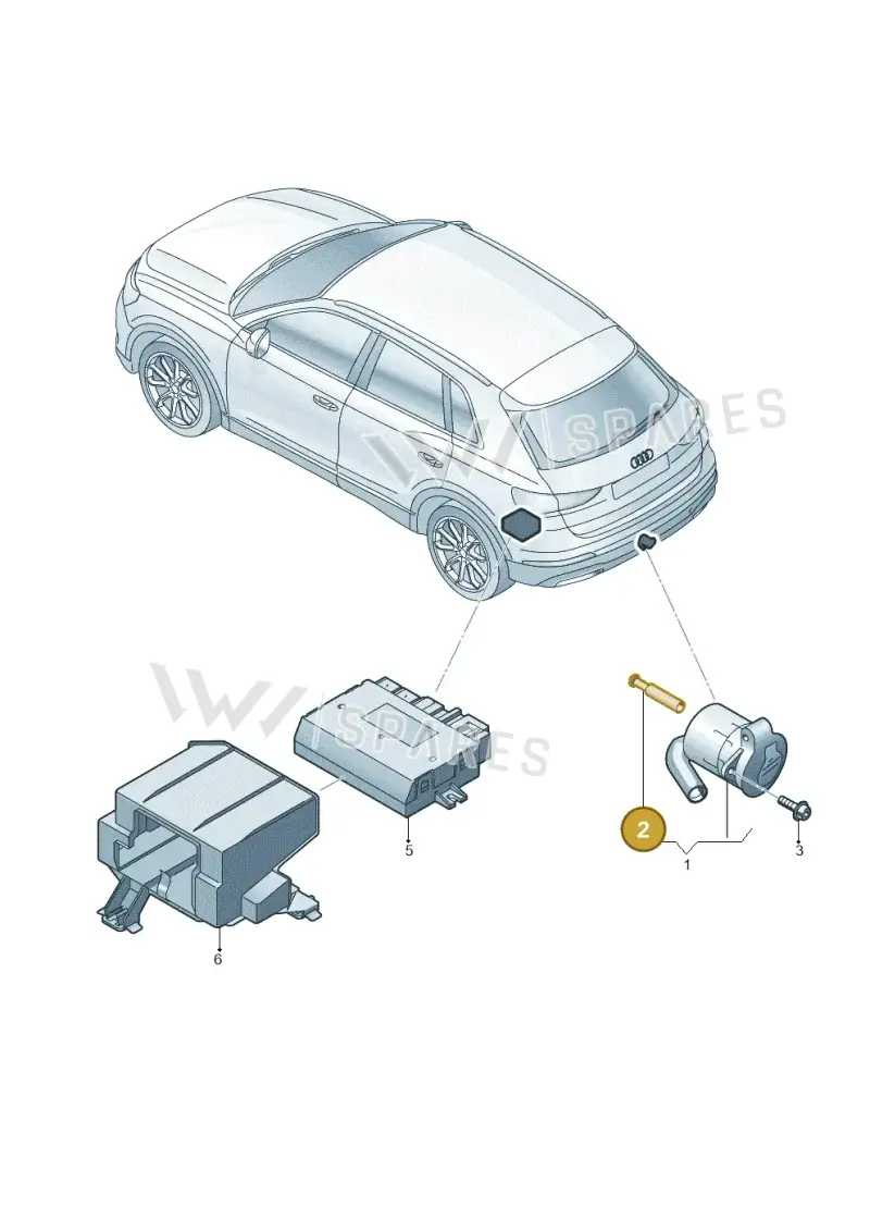 000979228E — Audi RSQ3 Sportback (2019-2024) diagram 597945050, position 2