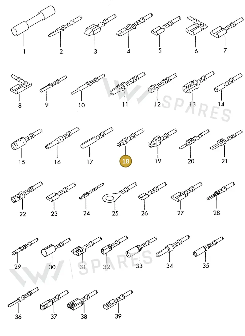 000979253E — Audi 1J0 platform diagram 198979500, position 18