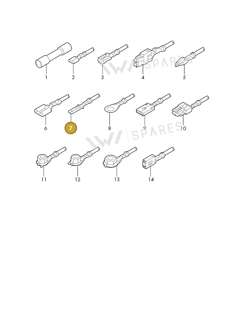 000979409 — Audi 1J0 platform diagram 198979610, position 7
