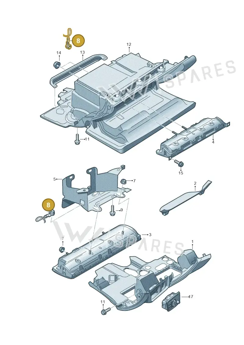 000979414E — Audi A7 Sportback (2014-2018) diagram 711880300, position 8