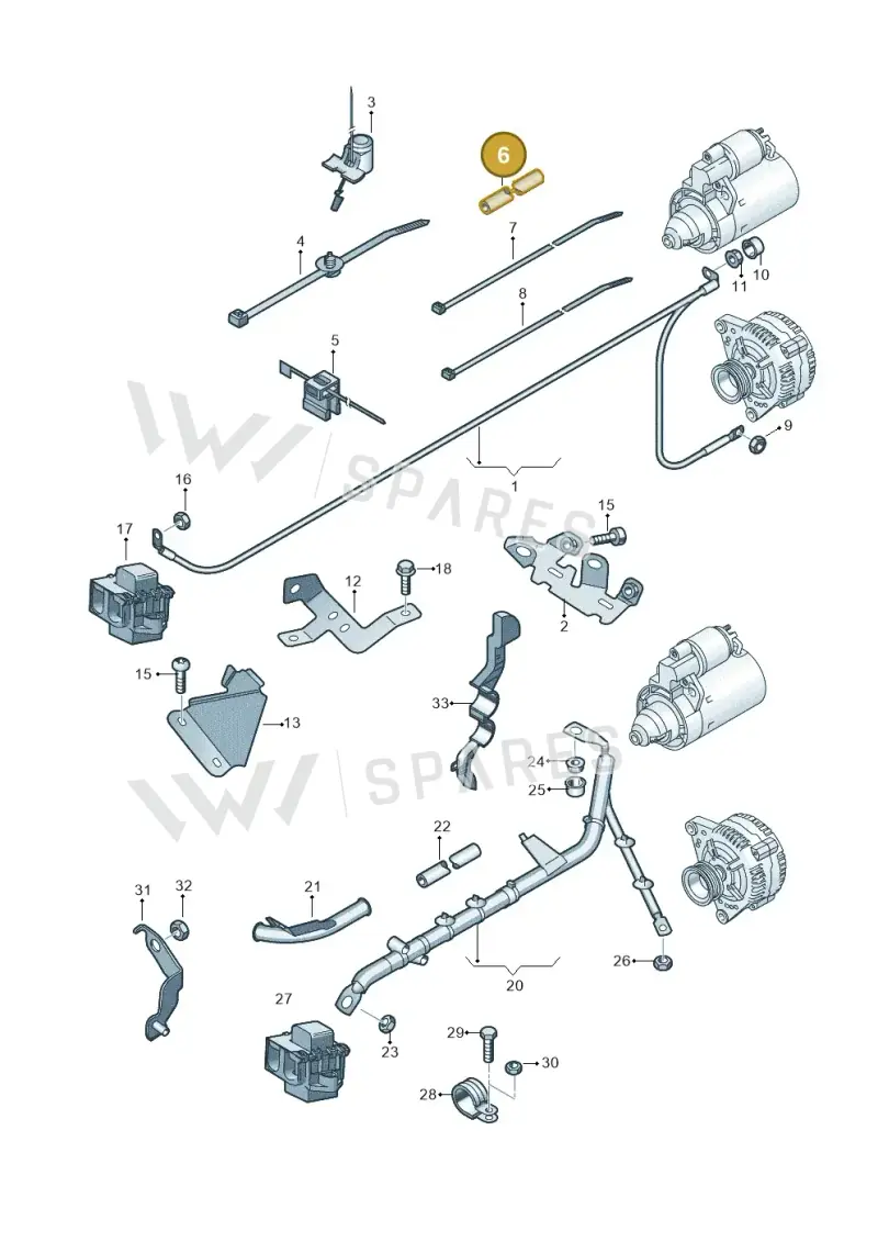 000979994 — Audi Q7 qu. 3.0 TDI (2009-2015) diagram 493972050, position 6