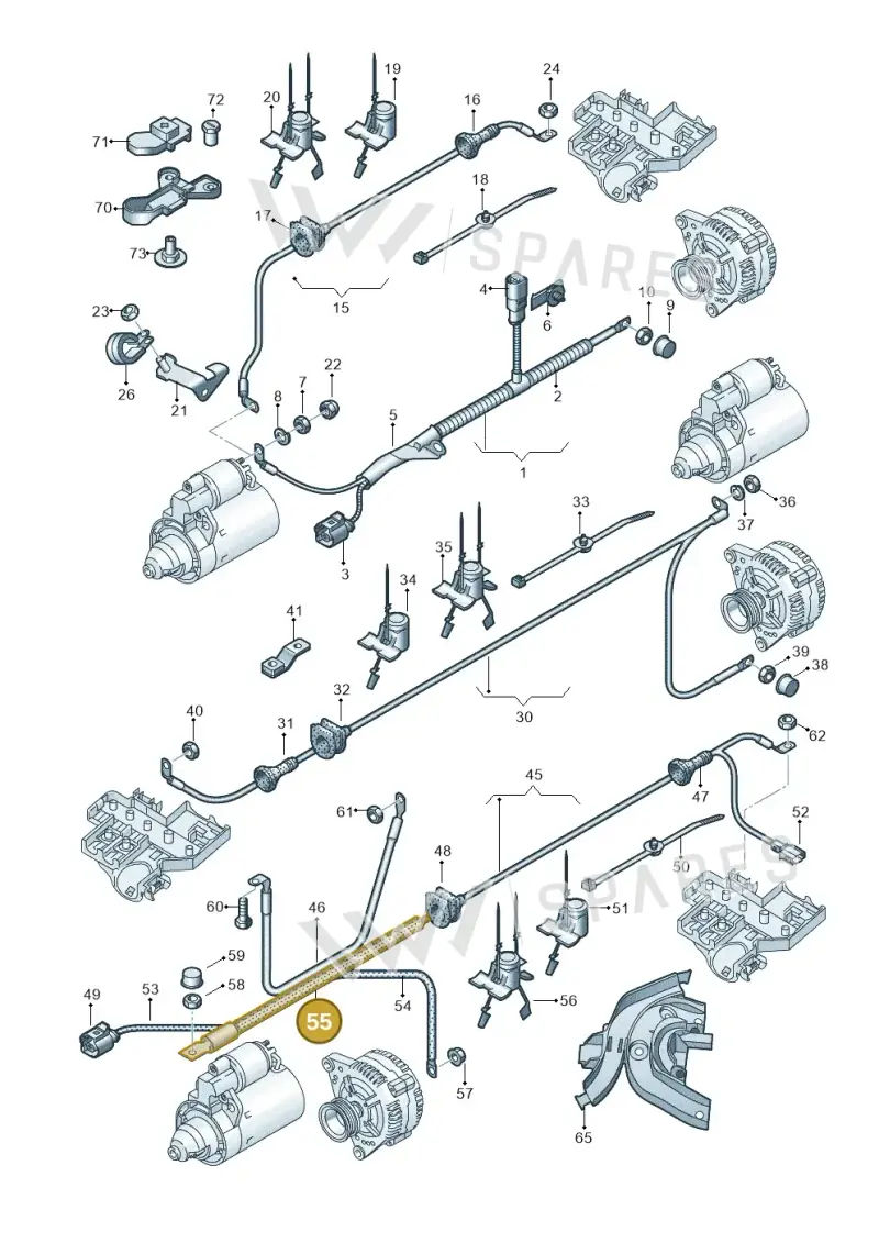 000979995 — Audi A6 2.7 TDI (2008-2011) diagram 448972020, position 55