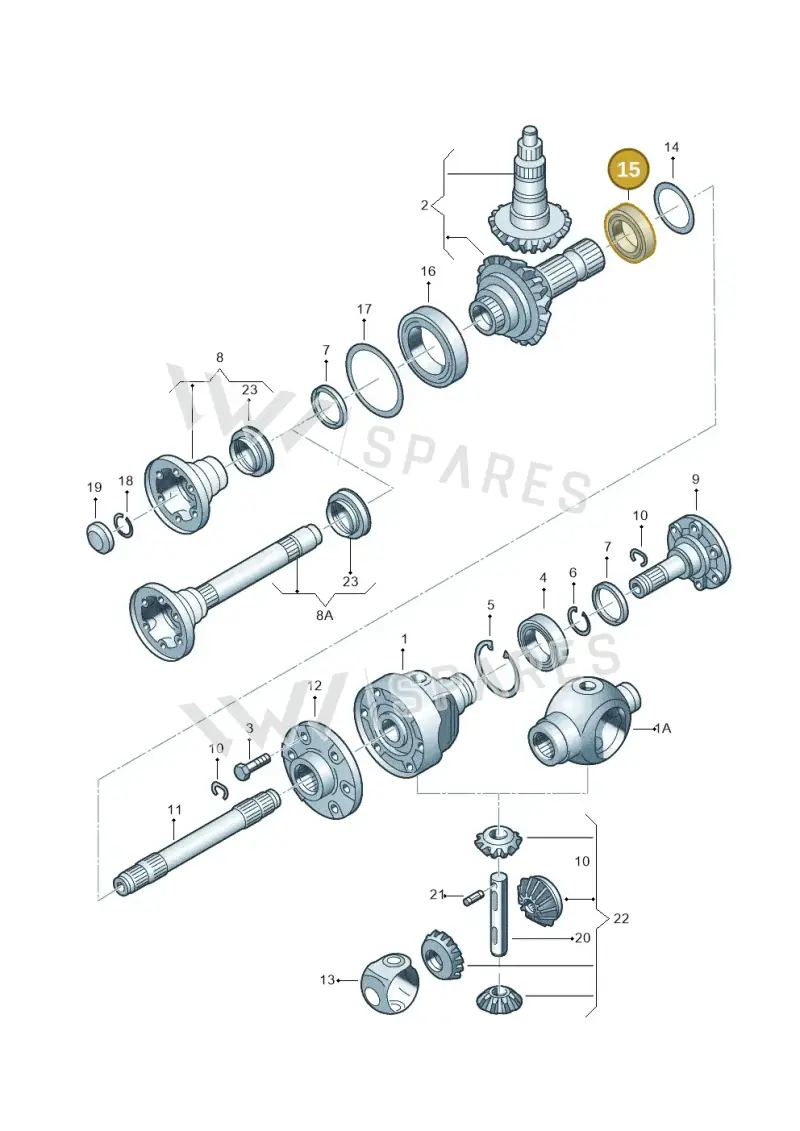 002517185 — Audi TT Coupe/Roadster (1999-2002) diagram 194525120, position 15