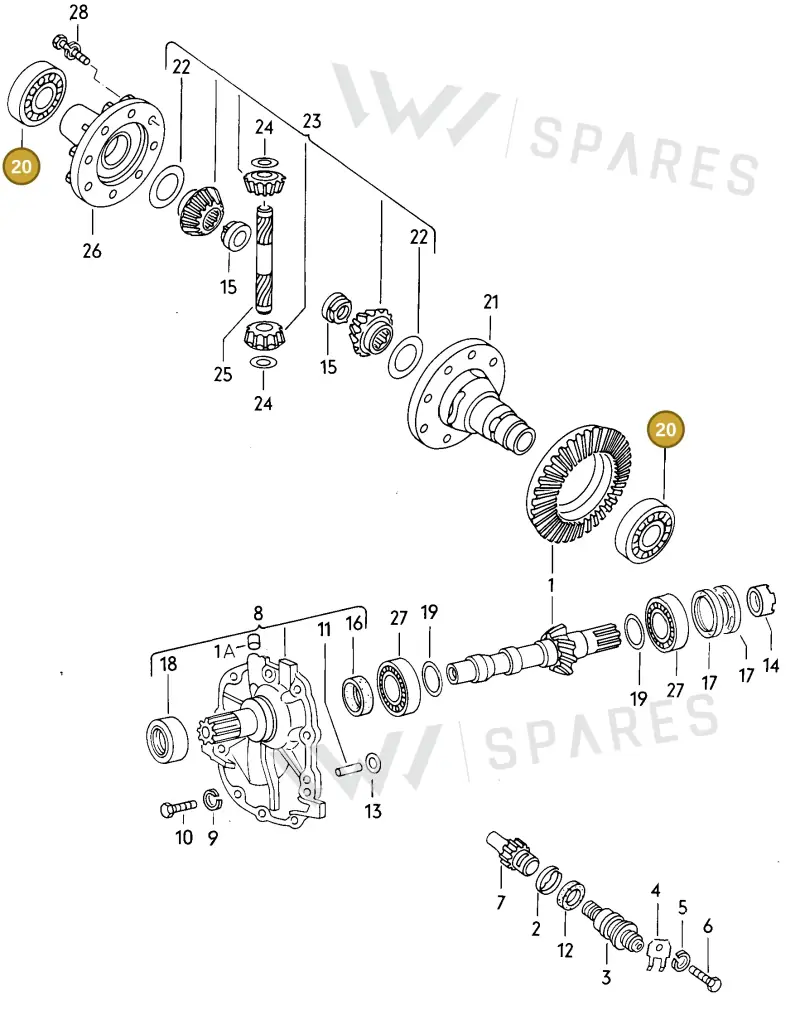003519185B — Audi Coupe (1981-1987) diagram 008059100, position 20