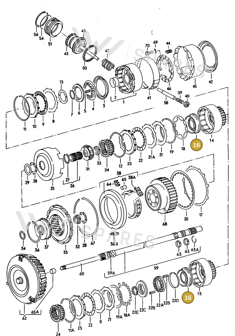 010323217A — Audi 100/Wagon (1989-1990) diagram 079063100, position 16