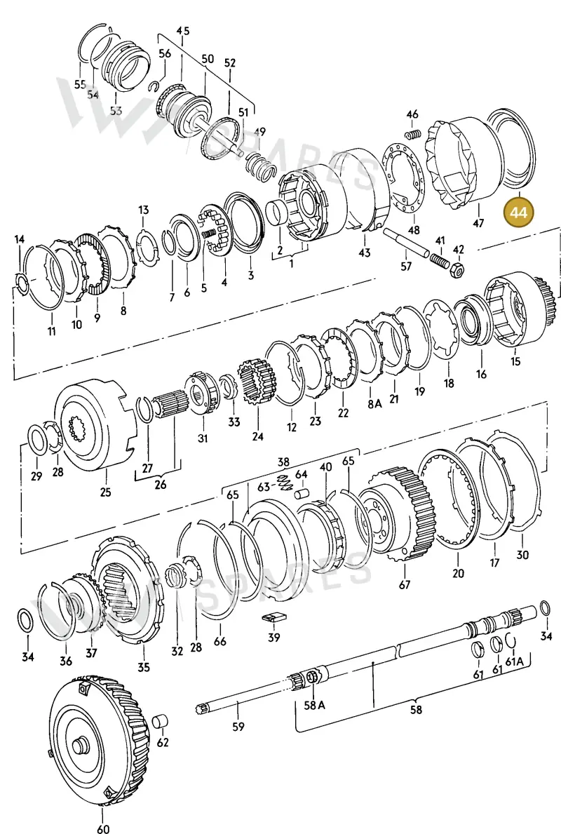 010323479A — Audi Coupe (1981-1987) diagram 008052000, position 44