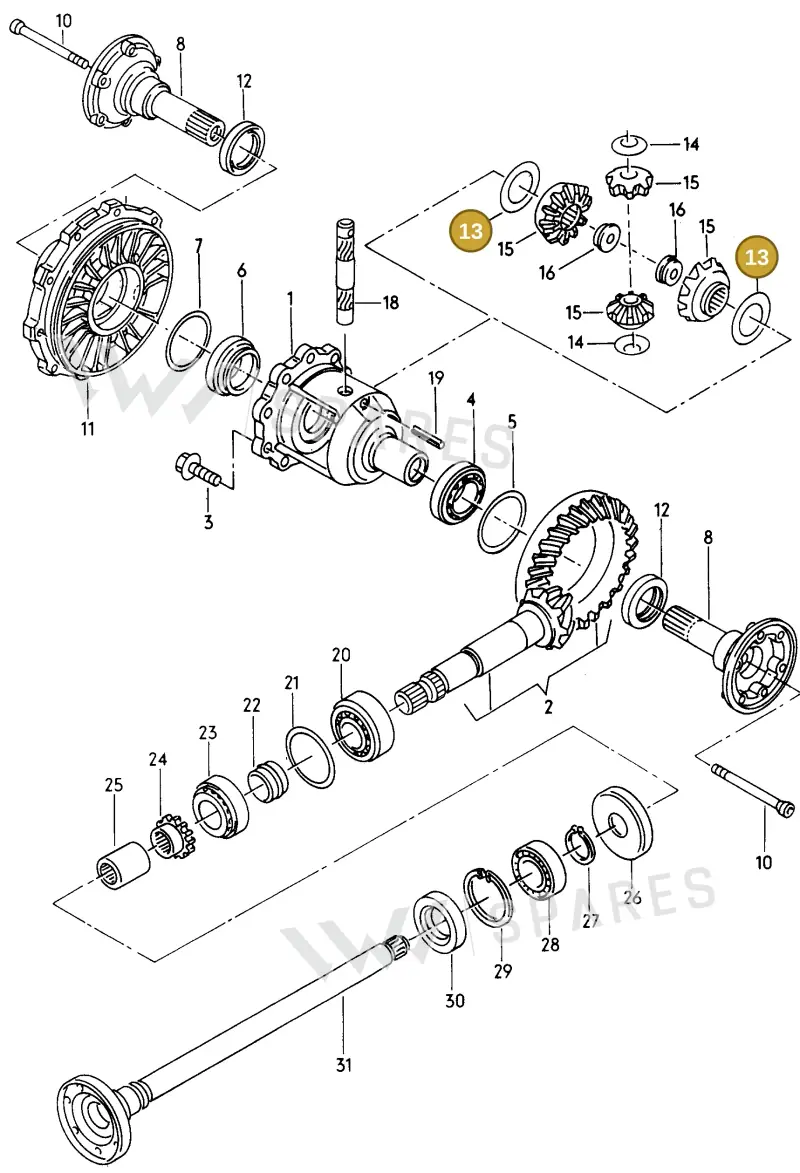 011519215 — Audi A4 qu. F>8D-W-.. (1995-1997) diagram 157525300, position 13
