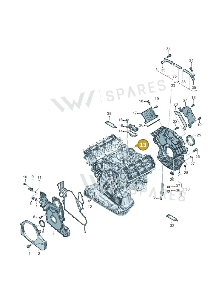 012301153G — Audi Q8 Quattro 3,0 (2018-) diagram 896103560, position 13