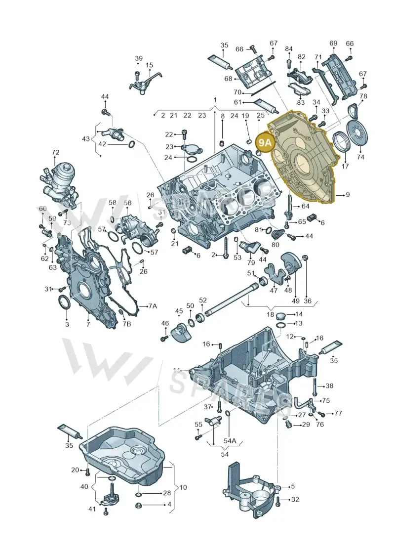 012301153H — Audi A5 Sportback (2016-2020) diagram 798103540, position 9A