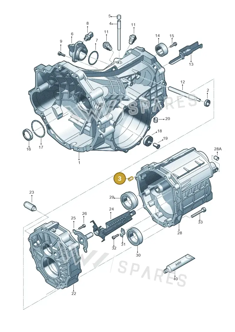 012301473 — Audi A6 2.7 TDI (2008-2011) diagram 448301350, position 3