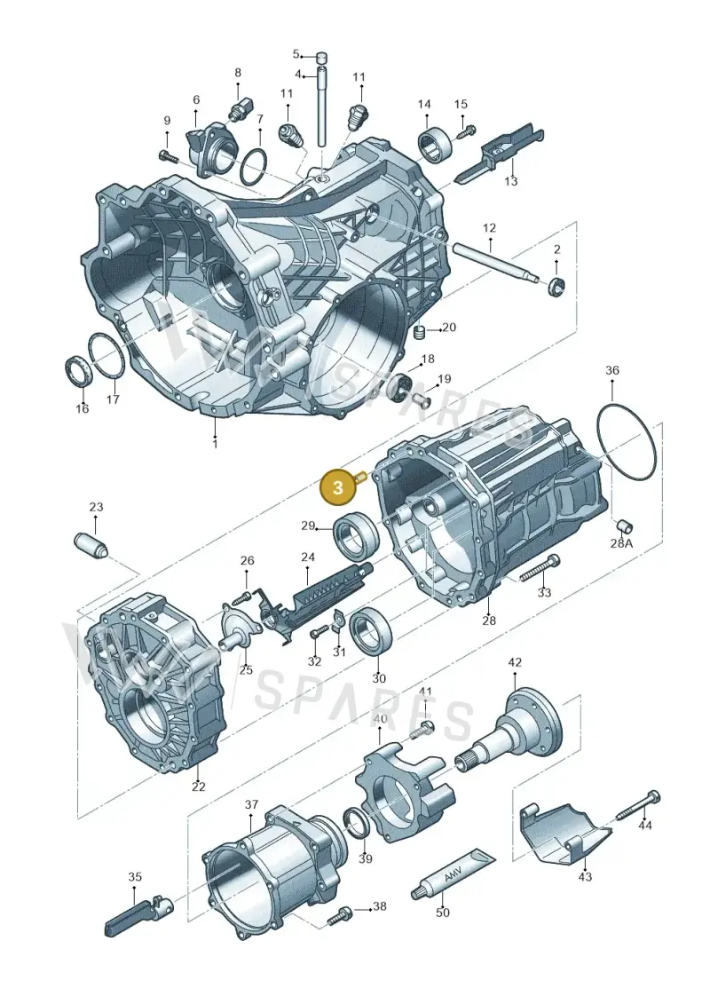 012301473 — Audi A6 QU.ALLROAD     07> (2006-) diagram 448301700, position 3