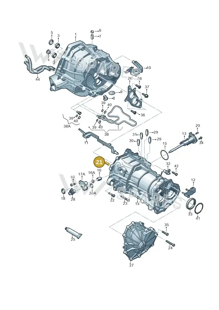 012301473 — Audi Q5 qu. 2.0 TDI (2012-2017) diagram 736301300, position 21
