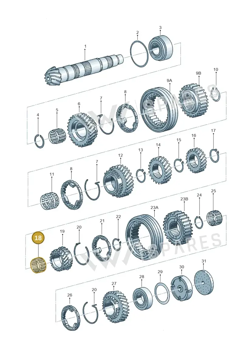 012311116G — Audi A4/S4 Cabrio./qu. (2002-2006) diagram 118311380, position 18
