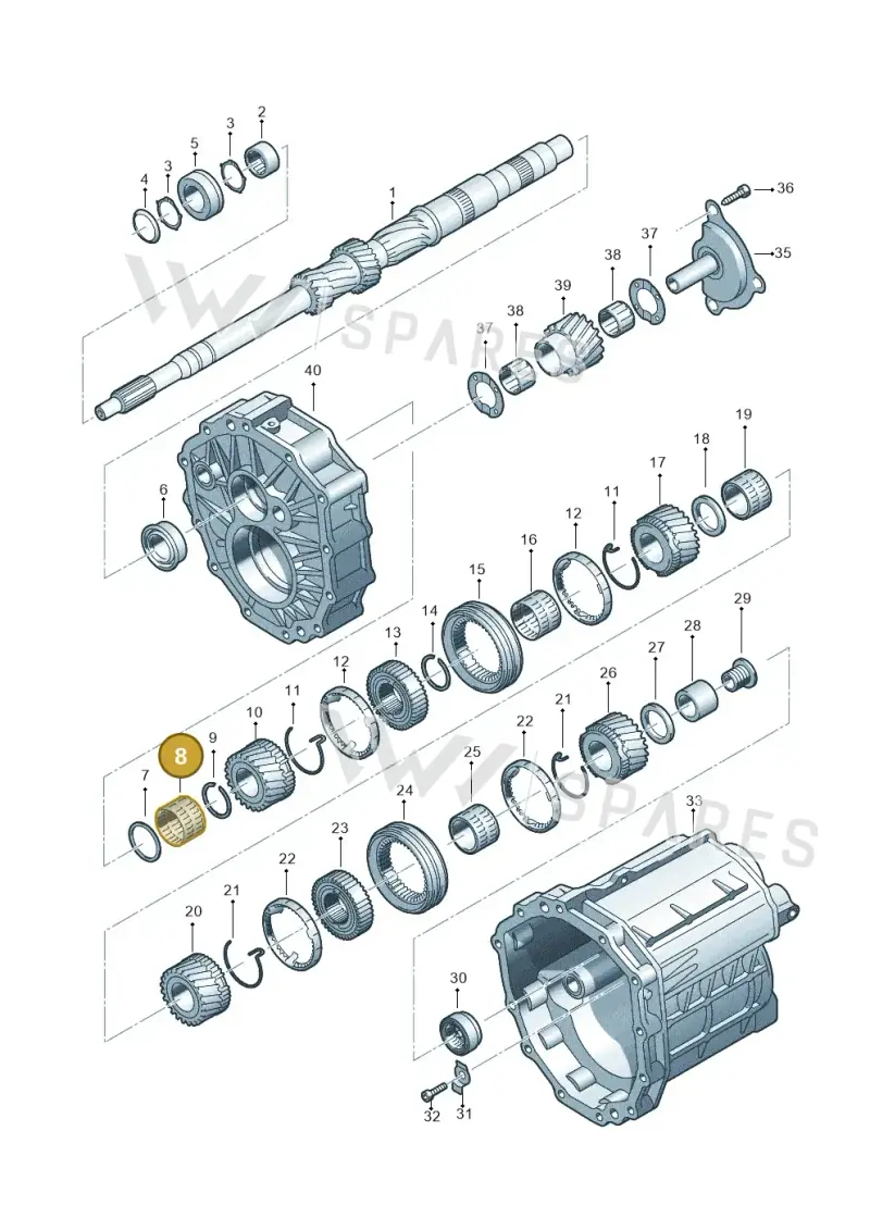 012311213J — Audi A6 2.7 TDI (2008-2011) diagram 448311350, position 8