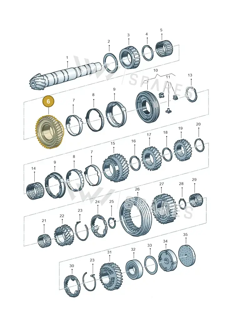 012311250H — Audi A4/S4/Av./qu. 05> (2005-) diagram 211311390, position 6