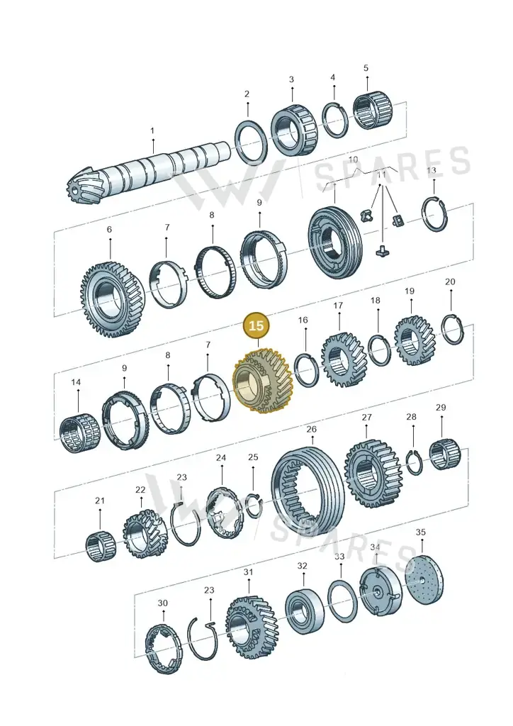 012311260G — Audi A4 "CN."06> (2005-) diagram 211311390, position 15