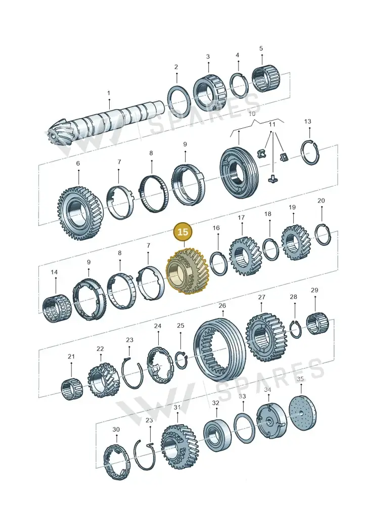 012311260L — Audi A4/S4/Av./qu. 05> (2005-) diagram 211311390, position 15