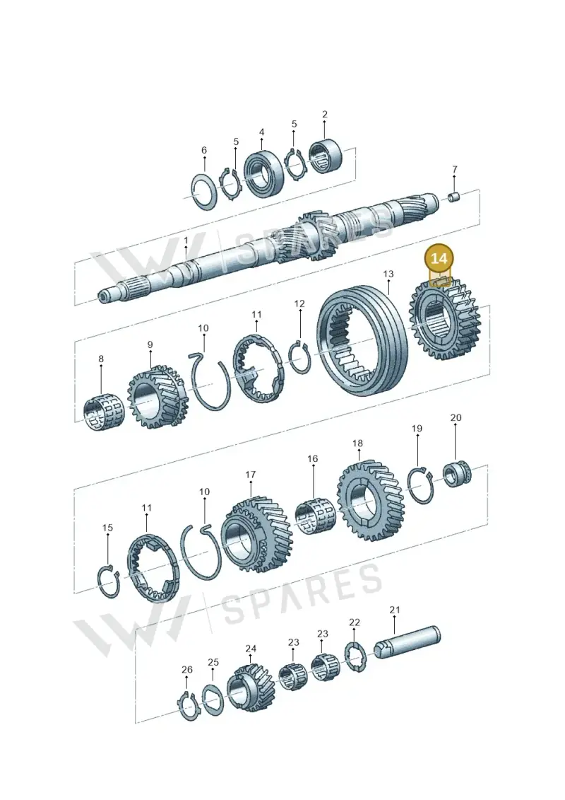 012311309B — Audi A4/S4/Av./qu. (2001-2004) diagram 123311460, position 14