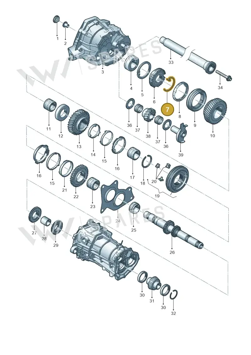 012311311D — Audi Q5 qu. 2.0 TDI (2012-2017) diagram 636311350, position 7