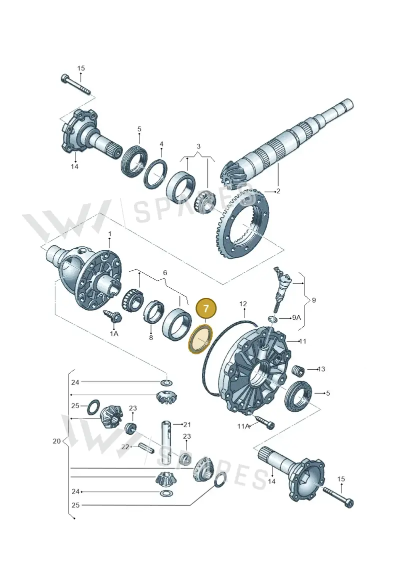 012409385AL — Audi A4/S4 Cabrio./qu. (2002-2006) diagram 118409250, position 7
